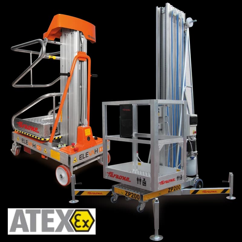 Переоснащение подъемников Faraone Elevah в соответствии с требованиями ATEX