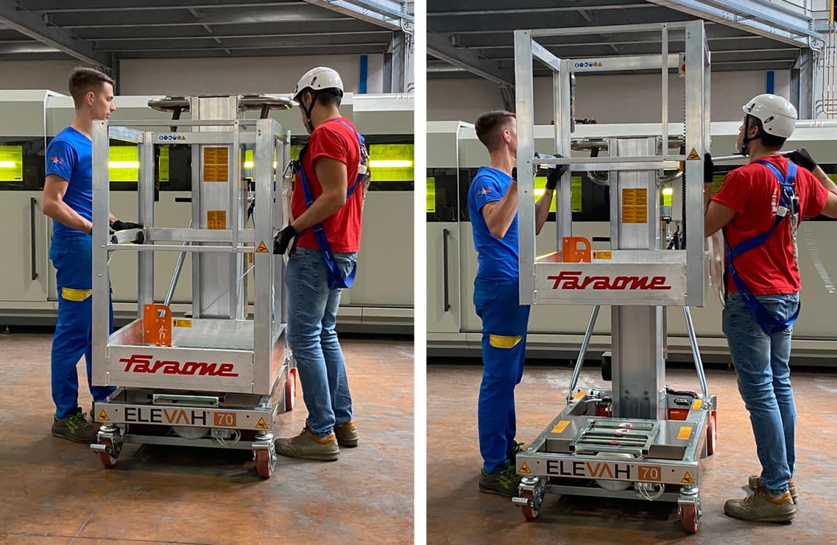 Телескопический подъемник Faraone Elevah 70