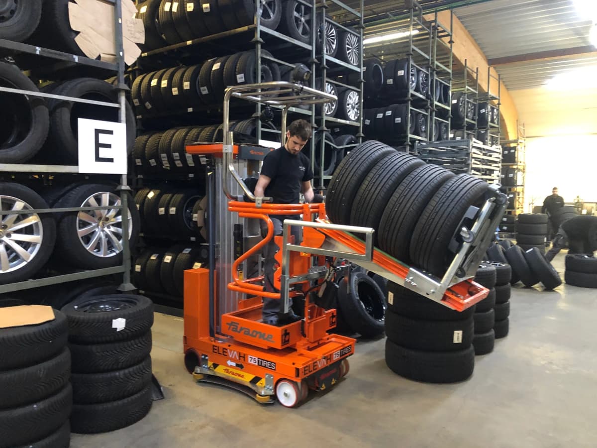 Самоходный телескопический подъемник Faraone Elevah 75 Tires