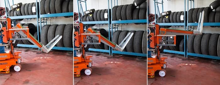 Самоходный телескопический подъемник Faraone Elevah 75 Tires