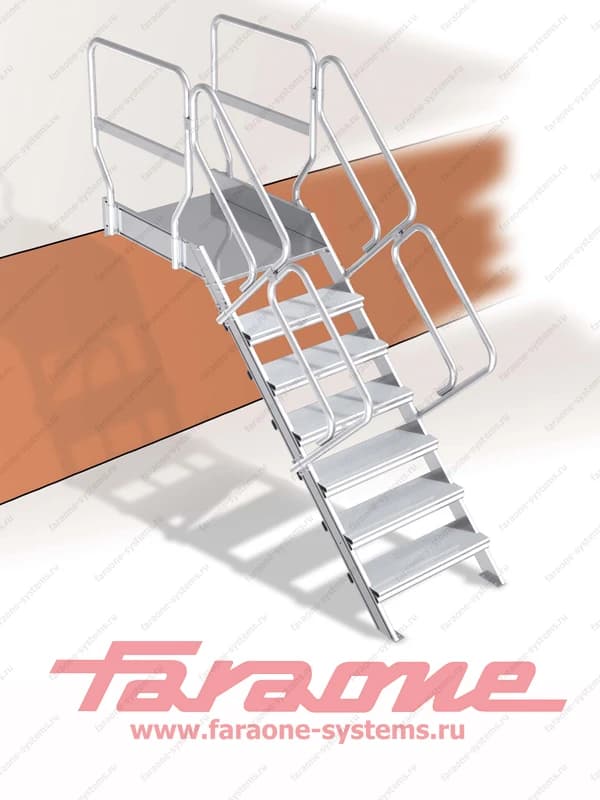 Лестница для помостов Faraone Scala System SG 45.1 угол 45°