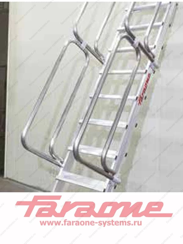 Открытая лестница для помостов 12 ступеней Faraone Scala System SG 50.1 угол 50° SGE.268