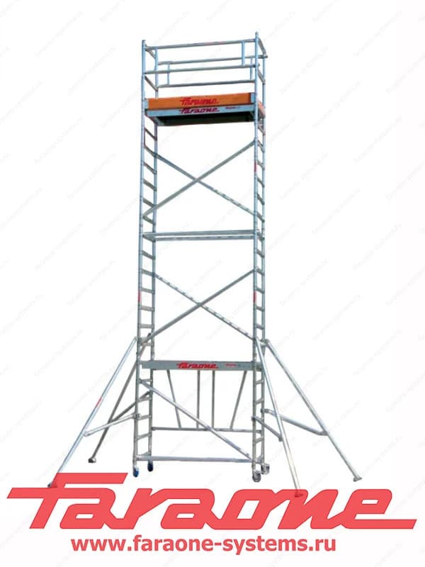 Передвижная вышка Faraone Compact 2,7 м (75x180 см) Pakiet A + B COM180.AB