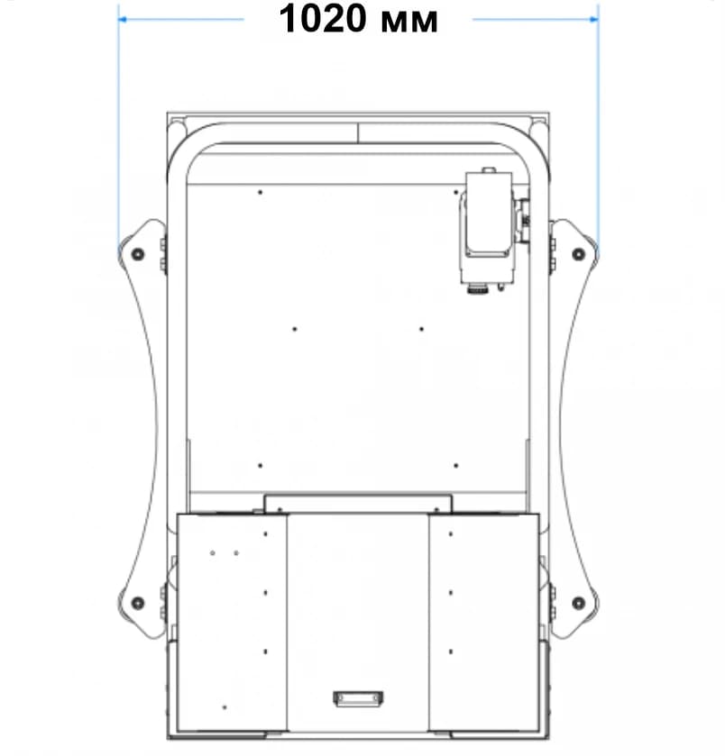 Боковые ролики RLB 1020 мм