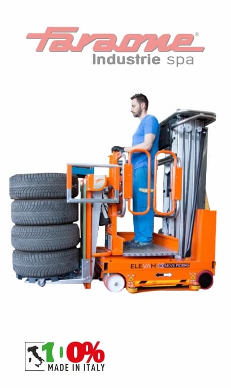 Самоходный телескопический подъемник Faraone Elevah 75 Tires
