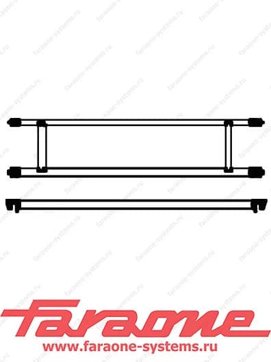 Поручни для туры Faraone Top System 1,80 м P180