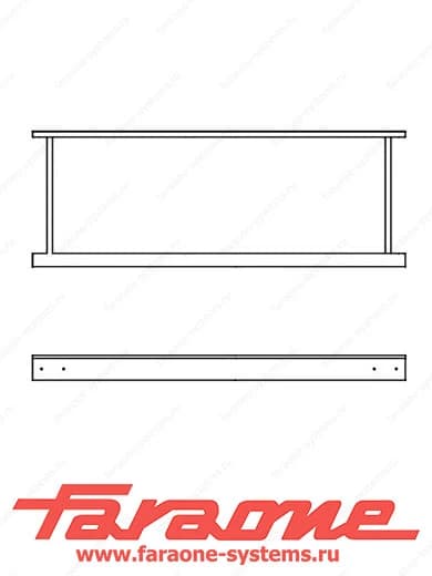 Лестничная площадка без люка Faraone 2,45 м R245