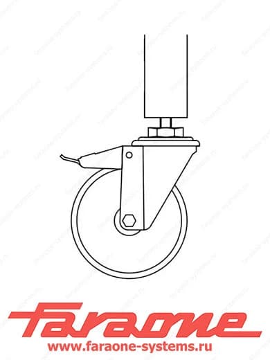 Колесо Faraone 125 мм R125S