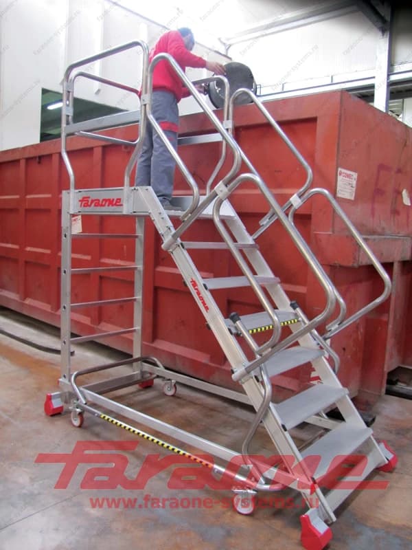 Лестница 7 ступеней Faraone Scala System SY 50.1 ширина 80 см угол 50° SY50/80.7