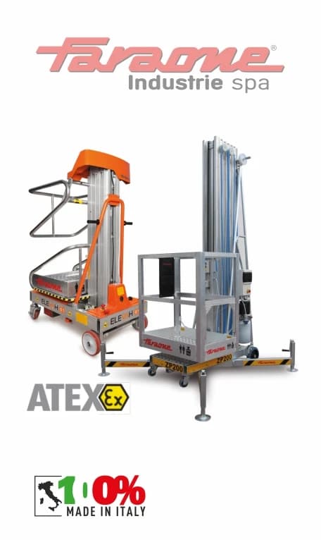 Переоснащение подъемников Faraone Elevah в соответствии с требованиями ATEX